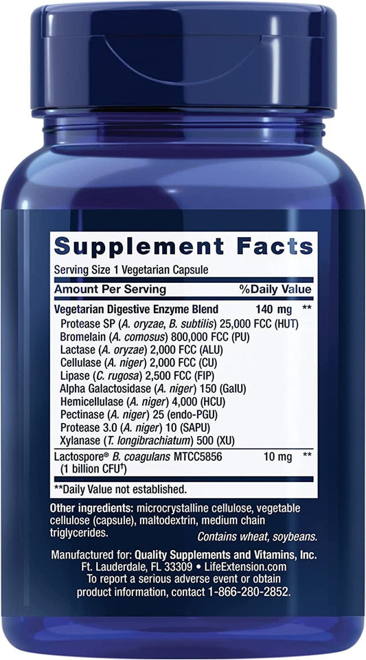 Enhanced Super Digestive Enzymes and Probiotics