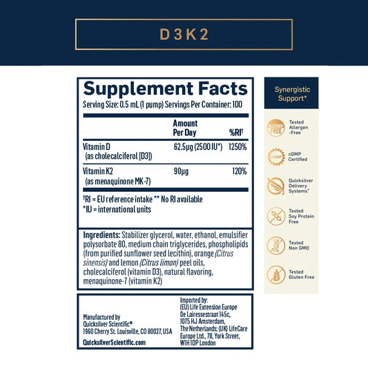 Liposomal D3K2