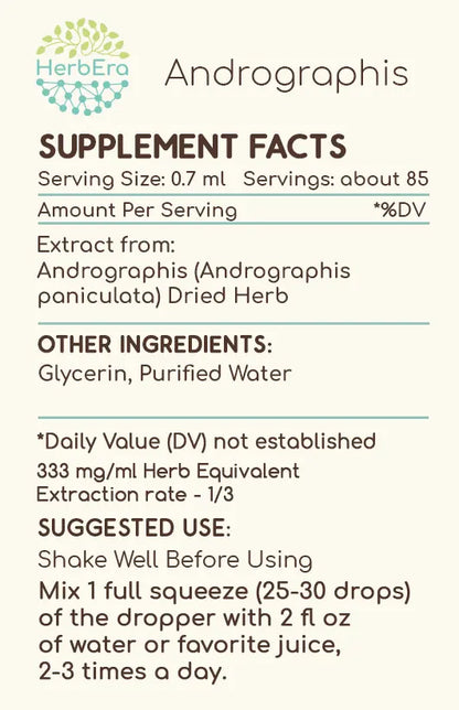 HerbEra Andrographis Tincture