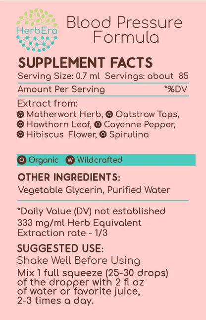 HerbEra Blood Pressure Formula Tincture