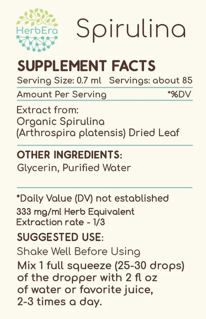 HerbEra Spirulina Tincture