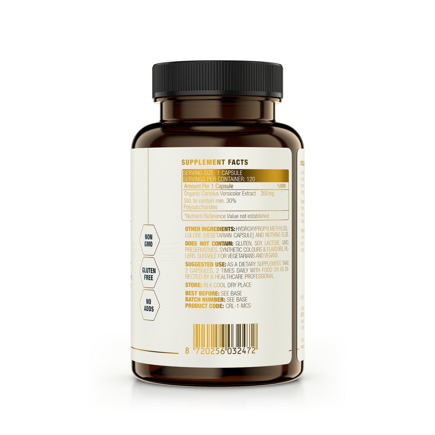 Coriolus (Turkey Tail - 350 mg)