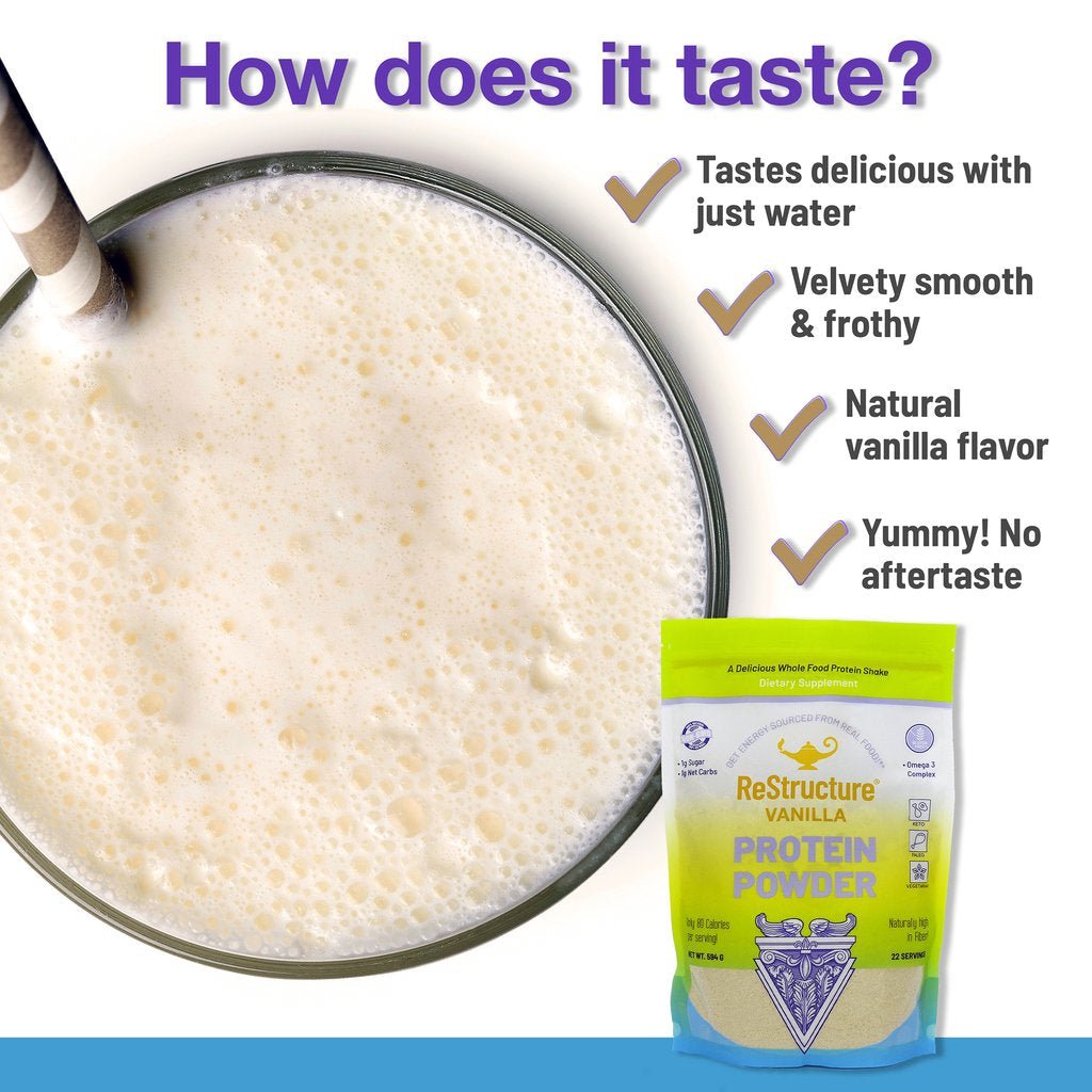 Dr. Dean’s ReStructure Protein Powder Vanilla 594g