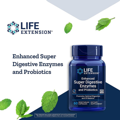 Enhanced Super Digestive Enzymes and Probiotics