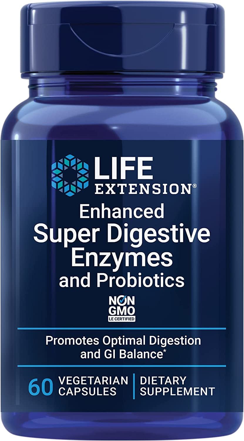 Enhanced Super Digestive Enzymes and Probiotics