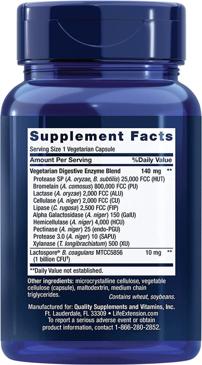 Enhanced Super Digestive Enzymes and Probiotics